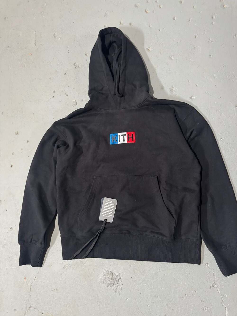 Kith Paris Store Opening Logo Hoodie in Black